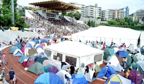 G8 Genova stadio Carlini