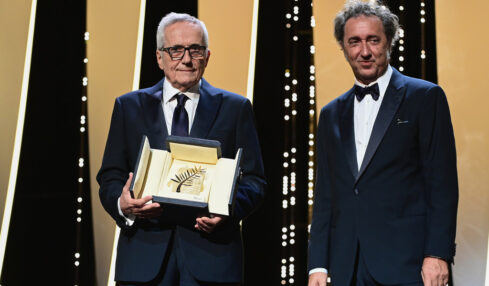 Regista Marco-Bellocchio-Paolo-Sorrentino-Cannes-2021-Heraldo.it - photo-by-Pascal-Le-Segretain-Getty-Images