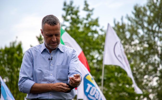 Tosi comizio sicurezza