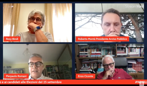 La videoconferenza di Avviso Pubblico