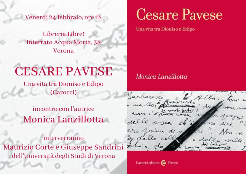 Cesare Pavese - saggio Monica Lanzillotta - Carocci Editore - Libreria Libre! Verona