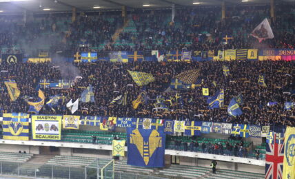 Hellas Verona fiorentina curva sud