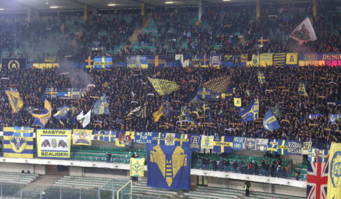 Hellas Verona fiorentina curva sud