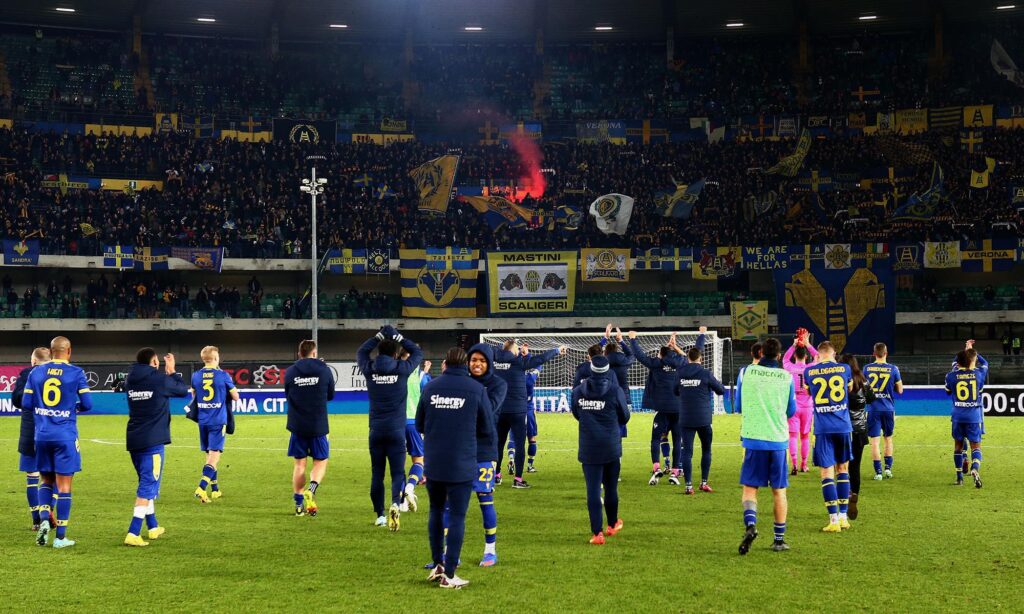 Verona Salernitana curva sud