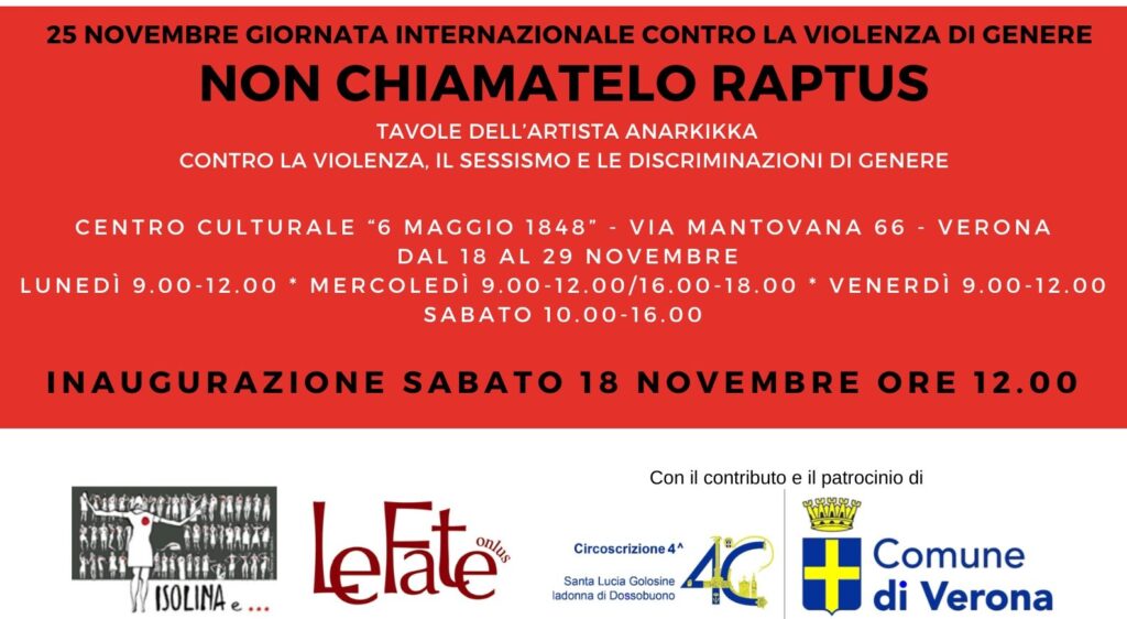 Locandina ufficio stampa Comune di Verona