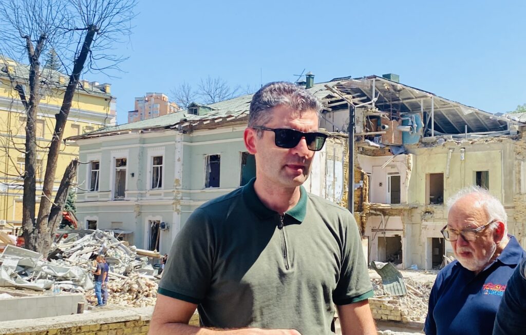 Dottor Serhiii Chernyshuk, direttore medico ospedale Ohmatdyt, Kyiv, 11 luglio 2024. (c) Marina Sorina